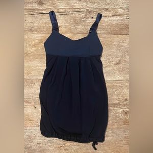 Lululemon Size 4 Black Peplum Tank Top